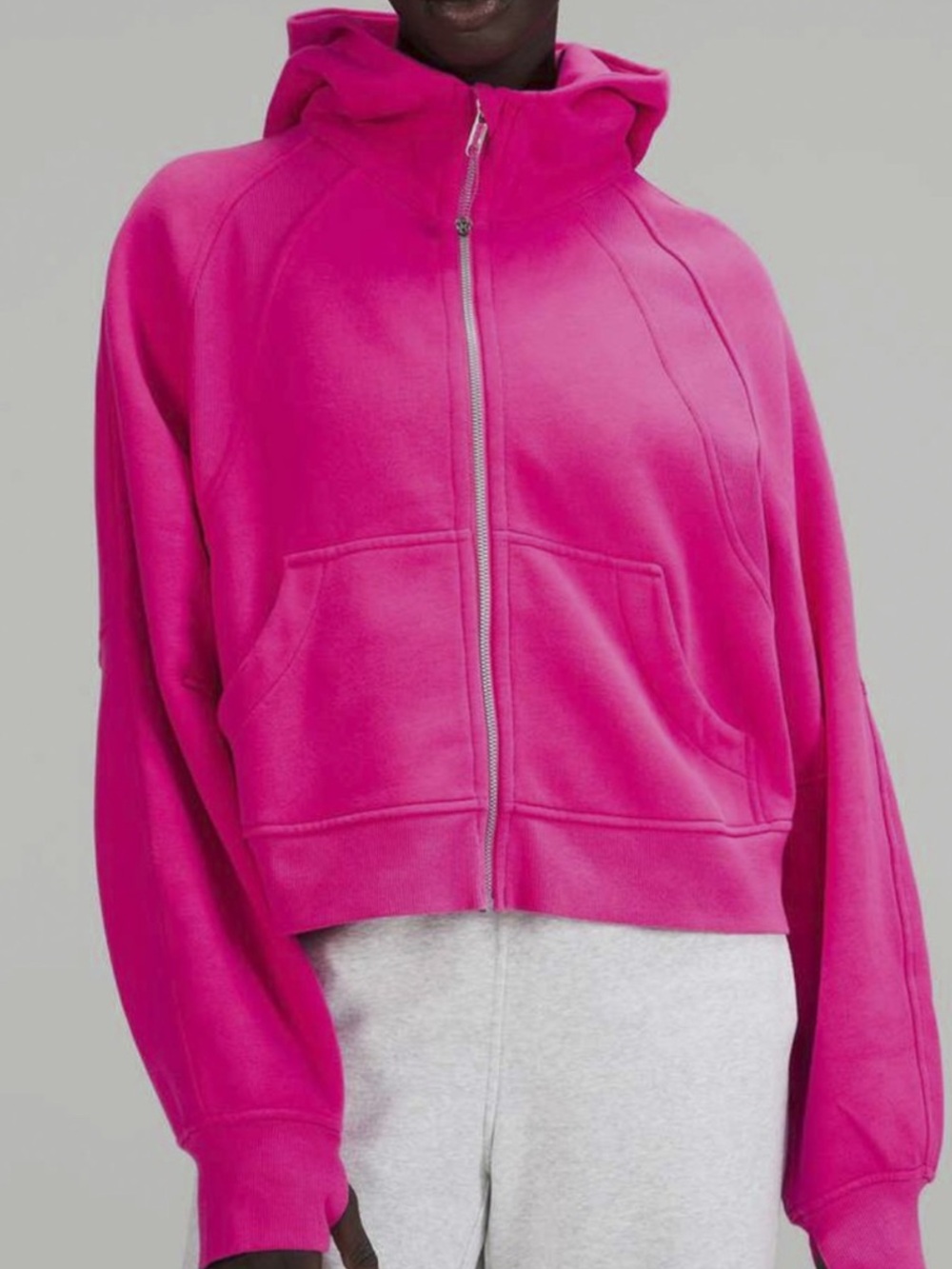 Lululemon Scuba Oversized Full-Zip Hoodie Sonic Pink Women’s M/L Fall Travel